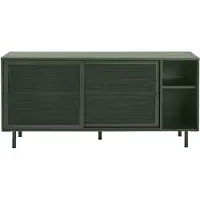 Nest of Nora Dressoir Evin - 160 cm met schuifdeuren en lades - Metaal - Groen