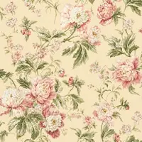 Rasch York WA7808 Vinyl Behang – Engelse Bloemenprint – Romantisch Landelijk Behang – 53 cm x 10 m