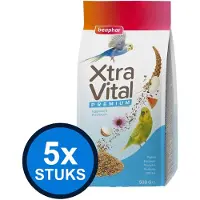 Beaphar 5x - XtraVital parkiet 500gr - Vogelvoer - 500 g