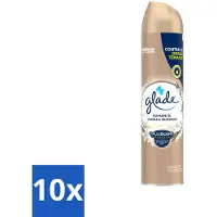 Glade 10 x – Luchtverfrisser Spray – Romantic Vanilla Blossom – 300 ml - Luchtverfrisser Spray - Geur Tegen Geurtjes - Vanille Geur - Orchidee En Sandelhout - Romantische Geur