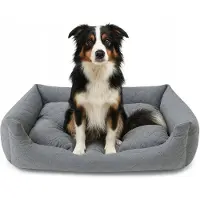 Odol-Plusz Honden- en Kattenmand 70x60cm - Comfortabel, Wasbaar, Grijs