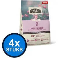 Acana 4x - Cat kitten first feast chicken & herring 1,8kg - Kattenvoer - 1.8 kg