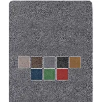 ANRO Deurmat Grijs 120x40cm – Schoonloopmat Antislip Wasbaar Voordeur Hal Binnen & Buiten Op Maat