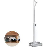 Jonr S20 Pro Wet & Dry Stofzuiger Met Basisstation – 180° Platliggend Design – Natte En Droge Vloerreiniger – Wit