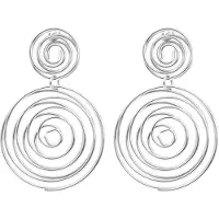 Ixxxi Oorbellen Ear Stud Solé Zilver