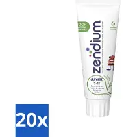 Zendium 20 x Tandpasta Junior 75 ml - Tandpasta Voor Kinderen - Melktanden Beschermen - Volwassen Tanden Beschermen - Natuurlijke Enzymen - Eiwitten In Tandpasta