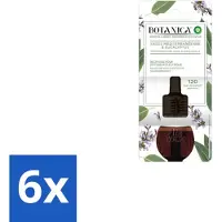 Air Wick – Navulling – Botanica Mediterrane Salie & Eucalyptus – 19 ml - Voordeelverpakking - 6 stuks