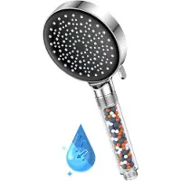 Markenlos – Hogedruk douchekop met filter, handheld douchekop met krachtige waterflow, 6 modi voor waterbesparing en lage waterdruk