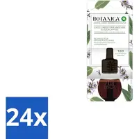 Air Wick – Navulling – Botanica Mediterrane Salie & Eucalyptus – 19 ml - Voordeelverpakking - 24 stuks