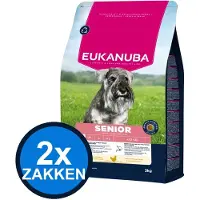 Eukanuba 2x - Life Care Dog Senior Small Chicken - Hondenvoer Droogvoer - 3 kg
