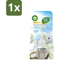 Air Wick 1 x - Luchtverfrisser Navulling - Essentiële Oliën - Fris Linnen & Lilac - Elektrische Geurverspreider - 20 ml - Luchtverfrisser - Geurverspreider - Essentiële Oliën - Fris Linnen - Lila Geur