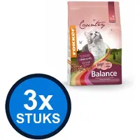 Fokker 3x Country Cat Balance Vlees & Vis - Kattenvoer - 2,5kg