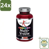 Lucovitaal - Vitaminen - Multi + Compleet Vrouw - 120 Tabletten - Voordeelverpakking - 24 stuks - Energie vrouw - Vitaliteit vrouw