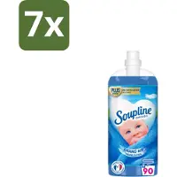 Soupline 7 x – Wasverzachter – Mediterrane Tuin – 950 ml - Wasverzachter - Mediterrane Tuin - Frisse Geur - Zijdezachte Kleding - Wasverzachter Voor Kleding