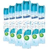 At Home 6x Luchtverfrisser Spray Fris Katoenlinnen 400 ml