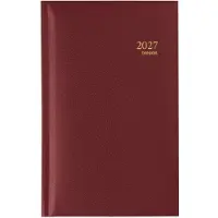 Brepols agenda 2027 - INTERPLAN [0.736] - LIMA - Zakagenda - 1 week op 2 pagina's - Weekoverzicht - Bordeaux - 9 x 16 cm