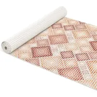 ANRO Badmat Patchwork Beigebruin 65x400cm Antislip Douchemat Afwasbaar Sneldrogend