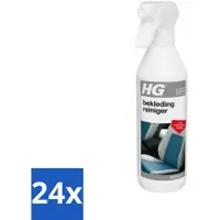 Hg 24 x Bekledingreiniger 500 ml - Autobekleding Reiniger - Vlekken Verwijderaar - Auto Interieur Reiniging - Caravan Bekleding Reiniger - Boot Bekleding Reiniger