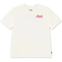 Levi's Kids T-shirt met backprint - wit Jongens Katoen Ronde hals Backprint - maat 176