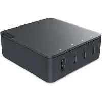 Lenovo Multi-poort oplader - - GO - 130 W - 4 apparaten - 3 USB-C poorten - Lichtgewicht 411 g