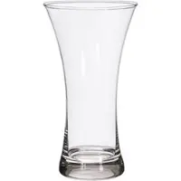Alessandro bloemenvaas Venecia - transparant helder glas - H20 cm - conische vorm