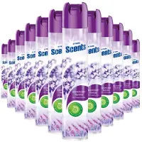 At Home 12x Luchtverfrisser Spray Lavendel 400 ml