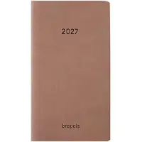 Brepols agenda 2027 - INTERPLAN [0.736] - COLORA - Zakagenda - 1 week op 2 pagina's - Weekoverzicht - Beige - 9 x 16 cm