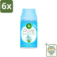 Air Wick Freshmatic Automatische Spray Navulling Pure Lentedauw 250 ml - Voordeelverpakking - 6 stuks - - Pure Lentedauw