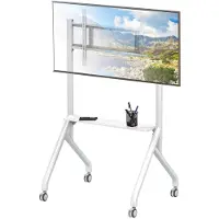 Techly ICA-TR53LW Mobiele TV Stand 65-100" tot 100kg verstelbare AV-plank