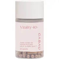Cabau – Vitality 40+ – Antioxidant Complex met NAD+ (200 mg), CoQ10 & Resveratrol – Voor Energie en Mentale Veerkracht – Vrouwen 40+ – 30 capsules