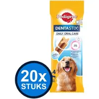 Pedigree 20x - Dentastix Maxi Single 4-pack - Hondensnacks - 154 g