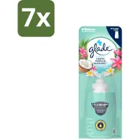 Glade 7 x – Sense & Spray Navulling – Exotic Tropical Blossoms – 18 ml - Tropische Geur - Bewegingssensor - Kokos En Bloemen - Luchtverfrisser - Exotische Geur