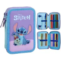 Cerda Stitch CERDÀ - Officiële set van twee Disney Stitch potloden - pennenhouder/etui