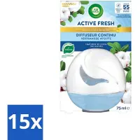 Air Wick – Luchtverfrisser – Deco Sphere Katoen – 75 ml - Bulkverpakking - 15 stuks