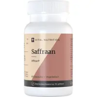 Vital Nutrition Saffraan - Affron Extract: 30 mg - Gestandaardiseerd op 3% Safranal - Supplement: 60 capsules -