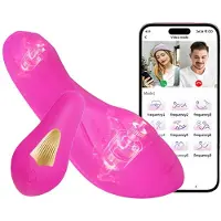Power Escorts App Control Butterfly Panty Vibrator – Draadloos – Oplaadbaar – Roze