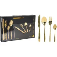 Eh Excellent Houseware Bestekset 24-delig goud coating