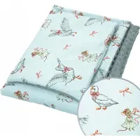 Kerstin Minky Dekentje & Kussen Set 75x100 cm voor Baby's