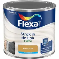 Flexa - Strak In De Lak Buitenlak Zijdeglans - Binti Sunset - Mengverf - 500 Ml