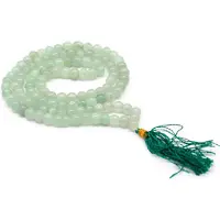 Ancient Wisdom - Hanger - 108 kralen mala groene aventurijn multicolor one size - kristallen pendel - edelsteen - wichelroede - radiësthesie - healing