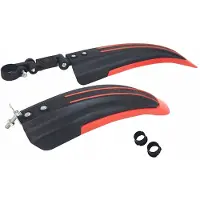 Magma Rode Fietsspatborden Set 24-29 Inch - Voor en Achter