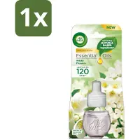 Air Wick 1 x - Luchtverfrisser Navulling - Essentiële Oliën - Freesia & Jasmijn - Elektrische Geurverspreider - 20 ml - Luchtverfrisser - Geurverspreider - Freesia - Jasmijn - Essentiële Oliën