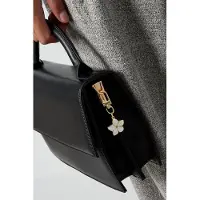Yehwang Sleutelhanger bloem roze - Tashanger bloem roze - lichtroze bloem hanger