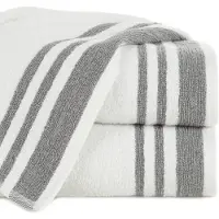 Eurofirany Luxe Witte Badhanddoek Mery 50x90cm - 500 GSM