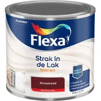 Flexa - Strak In De Lak Binnenlak Hoogglans - Koraalrood - Mengverf - 500 Ml