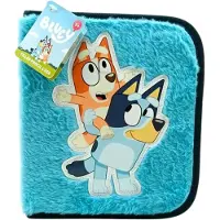 Bluey pluche gevulde etui - stiften, potloden kleurboekje