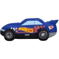 Hot Wheels Auto Blauw Pluche Knuffel 30 cm - Speelgoed Knuffels voor Kinderen Jongens Meisjes - Hot-Wheels Plush Toy