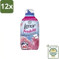 Lenor – Wasverzachter – Bloesem – 60 Wasbeurten – 840 ml - Voordeelverpakking - 12 stuks - Bloesemgeur - Wasgoedfrisheid