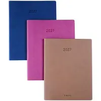 Brepols bureau agenda 2027 - TIMING [0.136] - COLORA - Bureau agenda - 1 week op 2 pagina's - Weekoverzicht - Blauw - 17.1 x 22 cm