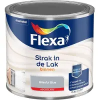 Flexa - Strak In De Lak Binnenlak Hoogglans - Blissful Blue - Mengverf - 500 Ml